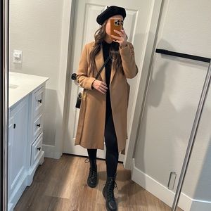 Paris perfect . Long warm cozy coat for winter